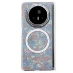 For Honor Magic V3 Magnetic Axis Pearlescent Shell Texture MagSafe Phone Case(Pink)