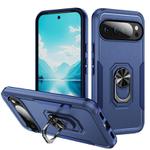 For Google Pixel 10 Pro XL Pioneer Armor Heavy Duty PC + TPU Phone Case with Holder(Blue)