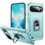 For Google Pixel 10 Pioneer Armor Heavy Duty PC + TPU Phone Case with Holder(Green)