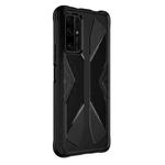 For Huawei Honor X10 Butterfly Shadow Shockproof Rubber TPU Protective Case(Black)