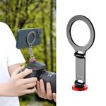 Flymile Magnetic Phone Tripod Mount MagSafe Adapter Phone Holder, Style:Folding Cold Shoe Mount