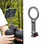 Flymile Magnetic Phone Tripod Mount MagSafe Adapter Phone Holder, Style:Folding Akka Cold Shoe Mount