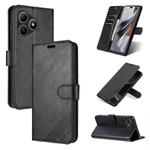 For Wiko Hi Enjoy 80S AZNS Sheepskin Texture Flip Leather Phone Case(Black)