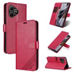 For Wiko Hi Enjoy 80S AZNS Sheepskin Texture Flip Leather Phone Case(Red)