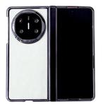 For Huawei Mate X6 Plating Spring Axis Skin Feel Phone Case(Black)