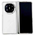 For Huawei Mate X6 Plating Spring Axis Skin Feel Phone Case(Silver)