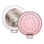 Magnetic MagSafe Aluminum Alloy Aromatherapy Mirror Bracket with Straps(Pink)