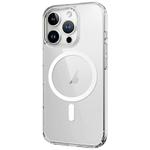 For iPhone 16 Pro Max ROCK JingDun Series Clear MagSafe PC Hybrid TPU Phone Case(Transparent)