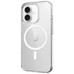 For iPhone 16 Plus ROCK JingDun Series Clear MagSafe PC Hybrid TPU Phone Case(Transparent)