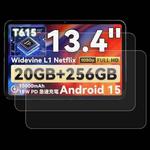 For BNCF Bpad 13 13.4 inch 2pcs 9H 0.3mm Explosion-proof Tempered Glass Film
