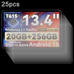 For BNCF Bpad 13 13.4 inch 25pcs 9H 0.3mm Explosion-proof Tempered Glass Film