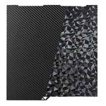 3D Printer Build Plate Spring Steel Sheet For ANYCUBIC 268x256mm, Style:PET Carbon Fiber + PEO Diamond Film
