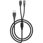 2 in 1 Earphone & Smart Watch Charging Adapter Cable for Shokz & Garmin, Interface:Type-C