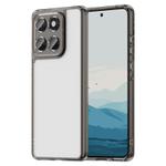 For Motorola Edge 60 Fusion PC Hybrid TPU Airbag Shockproof Phone Case(Transparent Black)