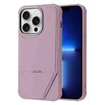 For iPhone 13 Pro Fabric Feel PU MagSafe Phone Case(Purple)
