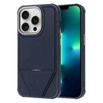 For iPhone 13 Pro Max Fabric Feel PU MagSafe Phone Case(Blue)