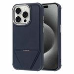 For iPhone 15 Pro Fabric Feel PU MagSafe Phone Case(Blue)