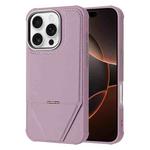 For iPhone 16 Pro Fabric Feel PU MagSafe Phone Case(Purple)