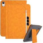 For iPad 2025 / 2022 Multifunctional Wristband Leather Smart Tablet Case(Yellow)