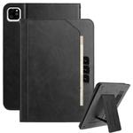 For iPad Air 11 2025 / 2024 Multifunctional Wristband Leather Smart Tablet Case(Black)