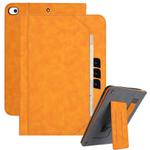 For iPad 10.2 2021 / Air 10.5 Multifunctional Wristband Leather Smart Tablet Case(Yellow)