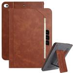 For iPad mini 5 / 4 / 3 / 2 / 1 Multifunctional Wristband Leather Smart Tablet Case(Brown)