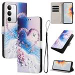 For Realme C71 4G Color Drawing Pattern Leather Phone Case(Love Butterfly)
