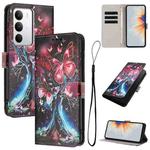 For Realme C71 4G Color Drawing Pattern Leather Phone Case(Butterfly Tree)