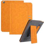 For Huawei MediaPad M3 8.4 Multifunctional Wristband Leather Tablet Case(Yellow)
