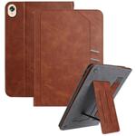 For Huawei MediaPad M6 10.8 Multifunctional Wristband Leather Tablet Case(Brown)
