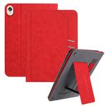 For Huawei MediaPad M6 10.8 Multifunctional Wristband Leather Tablet Case(Red)