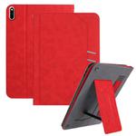 For Huawei MatePad Pro 10.8 Multifunctional Wristband Leather Tablet Case(Red)