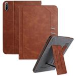 For Huawei MatePad 11 2021 Multifunctional Wristband Leather Tablet Case(Brown)