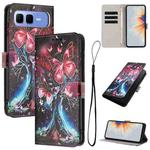 For Infinix Smart 10 Plus 4G Color Drawing Pattern Leather Phone Case(Butterfly Tree)