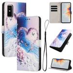 For Infinix GT 30 Pro 5G Color Drawing Pattern Leather Phone Case(Love Butterfly)