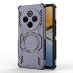 For vivo Y300 Pro 5G / T4 5G India Butterfly Armor MagSafe Magnetic Ring Shockproof Phone Case(Purple)