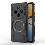 For vivo Y300 Pro 5G / T4 5G India Butterfly Armor MagSafe Magnetic Ring Shockproof Phone Case(Black)