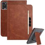 For Lenovo Legion Y700 2025 Multifunctional Wristband Leather Tablet Case(Brown)