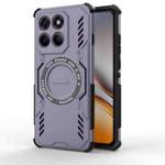 For Motorola Edge 60 Pro 5G Butterfly Armor MagSafe Magnetic Ring Shockproof Phone Case(Purple)