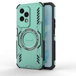 For Honor 200 Lite 5G Global Butterfly Armor MagSafe Magnetic Ring Shockproof Phone Case(Light Green)
