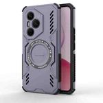 For Honor 400 Pro 5G Global 160.8mm Butterfly Armor MagSafe Magnetic Ring Shockproof Phone Case(Purple)
