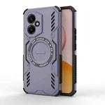For Honor 400 5G Global 156.5mm Butterfly Armor MagSafe Magnetic Ring Shockproof Phone Case(Purple)