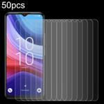 For alcatel 3 2025 50pcs 0.26mm 9H 2.5D Tempered Glass Film