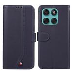 For Motorola Edge 60 Fusion ABEEL Delicate Texture Splicing RFID Leather Phone Case(Blue)