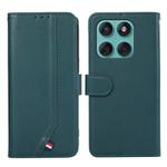 For Motorola Edge 60 Fusion ABEEL Delicate Texture Splicing RFID Leather Phone Case(Green)