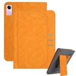 For Xiaomi Redmi Pad SE 11 Multifunctional Wristband Leather Tablet Case(Yellow)