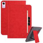 For Xiaomi Redmi Pad SE 11 Multifunctional Wristband Leather Tablet Case(Red)