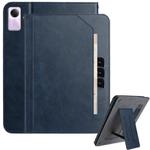For Xiaomi Redmi Pad SE 11 Multifunctional Wristband Leather Tablet Case(Dark Blue)