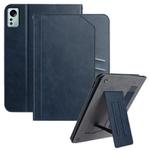 For Xiaomi Pad 5 Pro 12.4 Multifunctional Wristband Leather Tablet Case(Dark Blue)