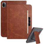 For Xiaomi Pad 5 / 5 Pro Multifunctional Wristband Leather Tablet Case(Brown)